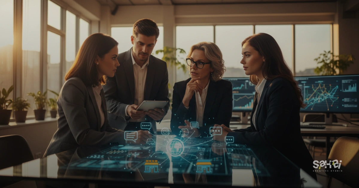 Sahbi: Expert Google My Business 2026 review management and advanced local SEO optimization in a modern office.