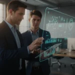 Expert Sahbi en formation GA4 2026 et audit Google Analytics dans un bureau moderne au design épuré.